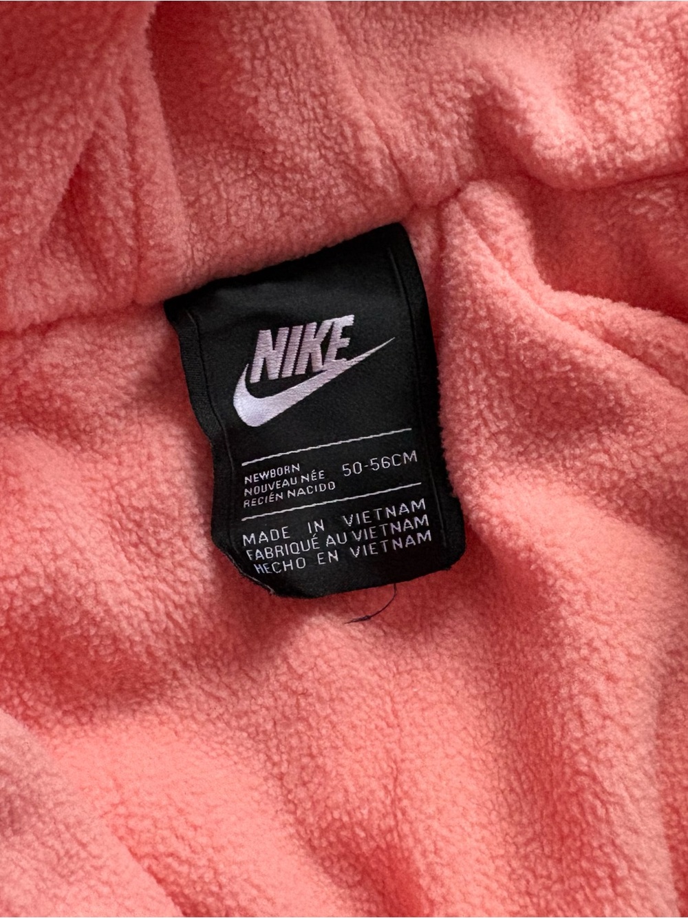 Nike Kids Bright Pink Hooded Puffer One-Piece - Picture 5 of 5
